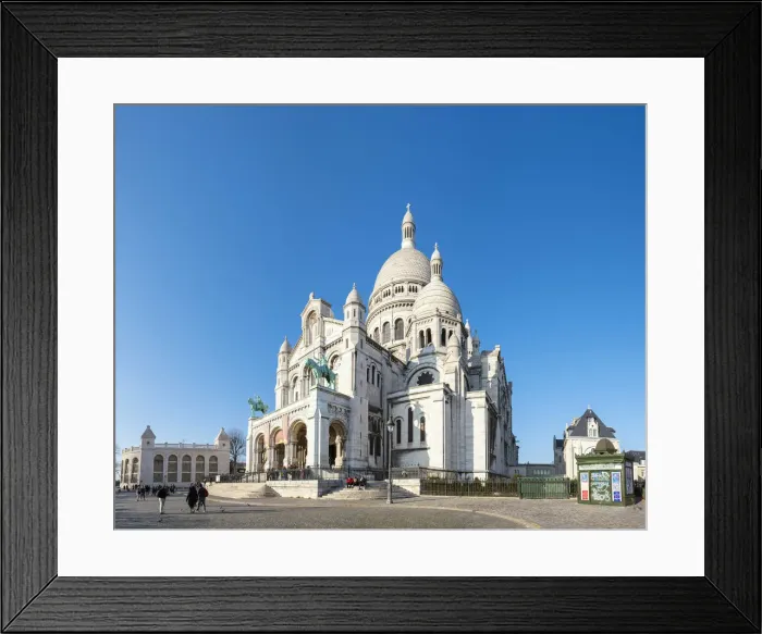 Framed Print : France, Ile-de-France, Paris. Basilica of Sacre Coeur, Montmartre Framed Print : France, Ile-de-France, Paris. Basilica of Sacre Coeur, Montmartre