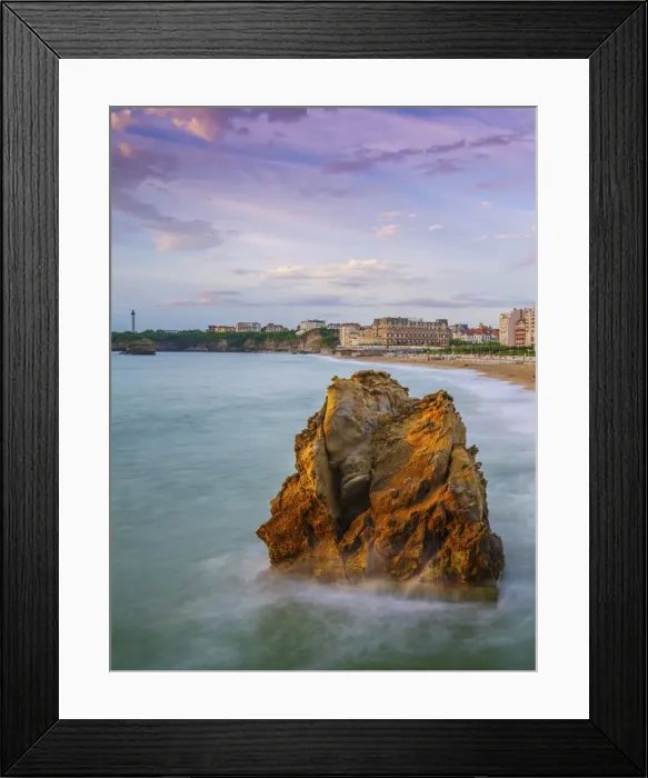 Framed Print : France, Aquitaine, Pyrenees Atlantiques, Biarritz Framed Print : France, Aquitaine, Pyrenees Atlantiques, Biarritz