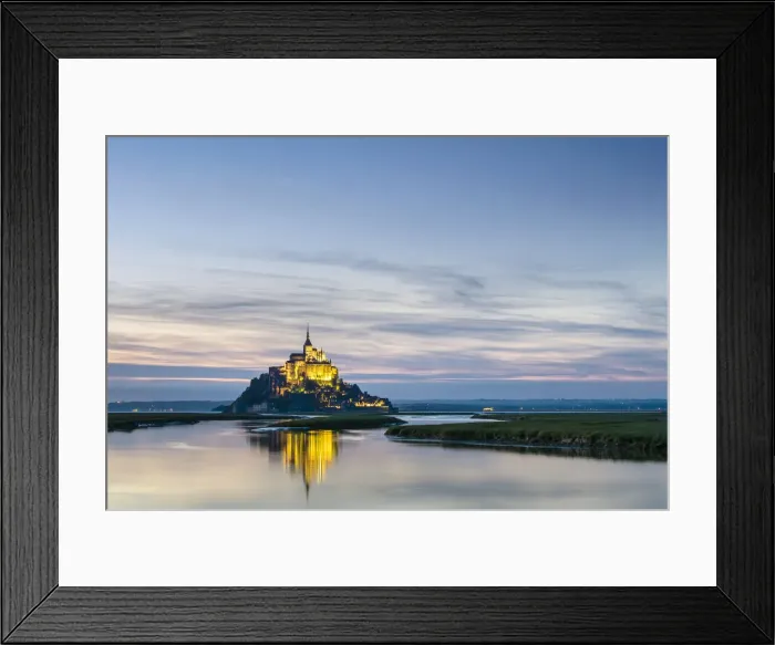 Framed Print : France, Normandy (Normandie), Manche department, Le Mont-Saint-Michel