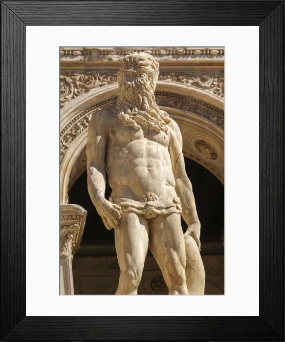 Framed Print : Scala dei Giganti, Sculpture Mars in the courtyard of the Doges Palace (Palazzo Framed Print : Scala dei Giganti, Sculpture Mars in the courtyard of the Doges Palace (Palazzo