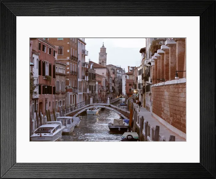Framed Print : Rio de la Fornace, Venice, Veneto, Italy