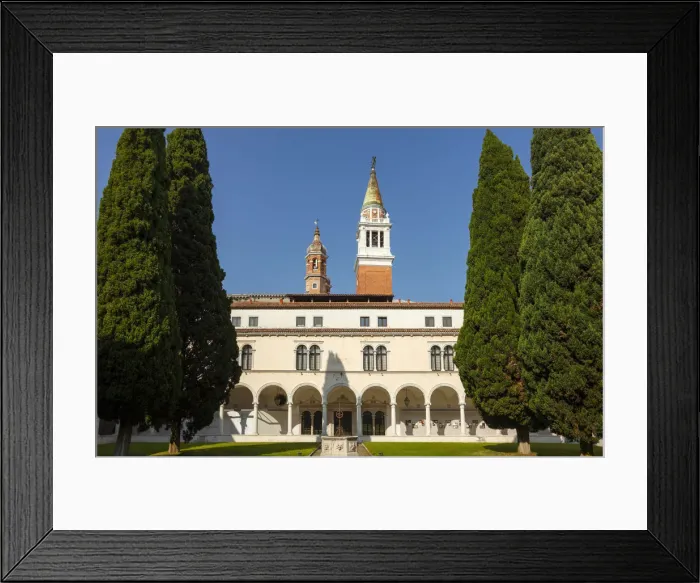 Framed Print : San Giorgio Maggiore cloister, Giorgio Cini Foundation. Venice, Veneto, Italy, Europe Framed Print : San Giorgio Maggiore cloister, Giorgio Cini Foundation. Venice, Veneto, Italy, Europe