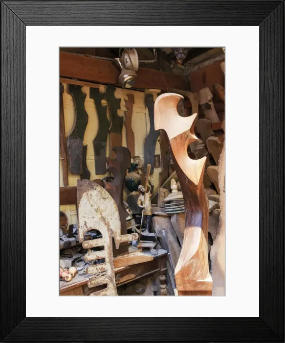 Framed Print : carpenters workshop, Venice, Veneto, Italy, Europe