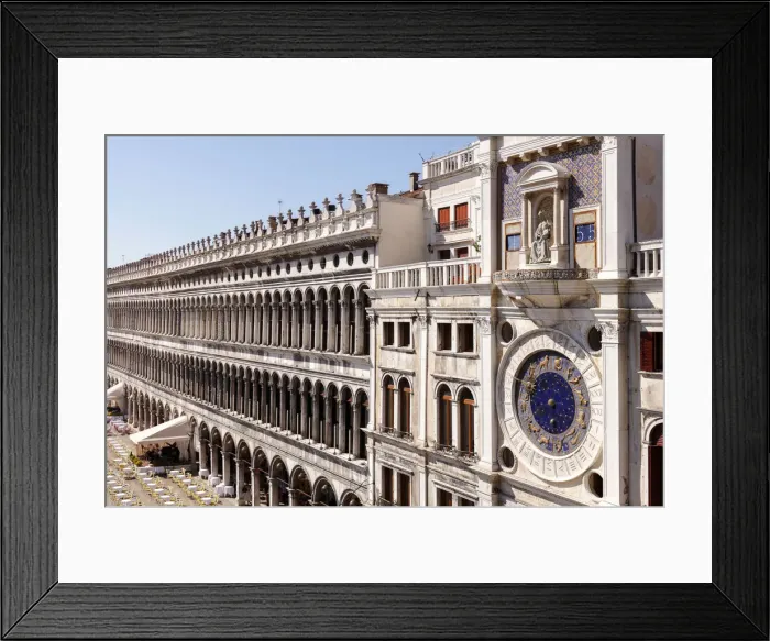 Framed Print : Clock Tower and Procuratie Vecchie, St. Marks Square, Venice, Veneto, Italy, Europe Framed Print : Clock Tower and Procuratie Vecchie, St. Marks Square, Venice, Veneto, Italy, Europe