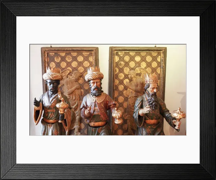 Framed Print : Three Wise Kings waiting fAor the 6th of January, Clock tower, Venice, Veneto; Italy Framed Print : Three Wise Kings waiting fAor the 6th of January, Clock tower, Venice, Veneto; Italy