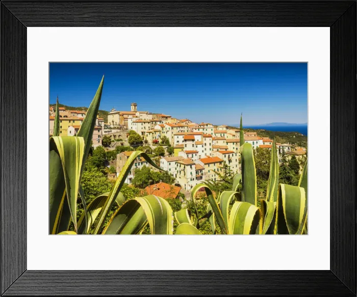 Framed Print : Rio nell Elba, Elba, Tuscany, Italy