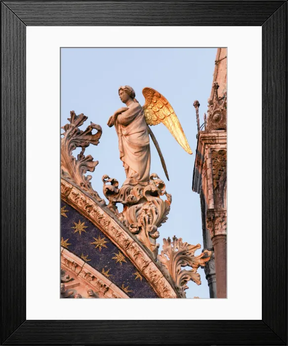 Framed Print : Ornate details on on Basilica di San Marco, Venice, Veneto, Italy Framed Print : Ornate details on on Basilica di San Marco, Venice, Veneto, Italy
