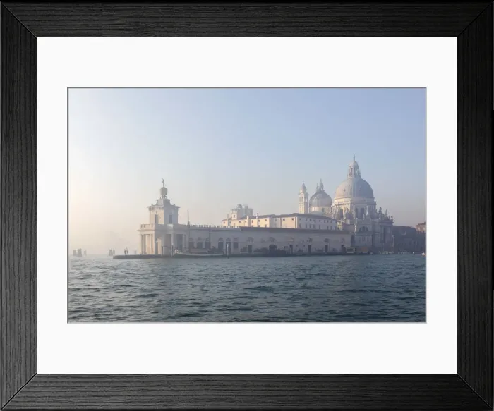 Framed Print : Dgana da Mar and Basilica di Santa Maria della Salute, Grand Canal, Venice, Italy