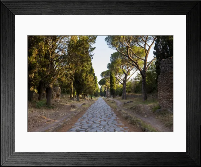 Framed Print : Italy, Lazio. Rome, Appian Way, Via Appia Framed Print : Italy, Lazio. Rome, Appian Way, Via Appia