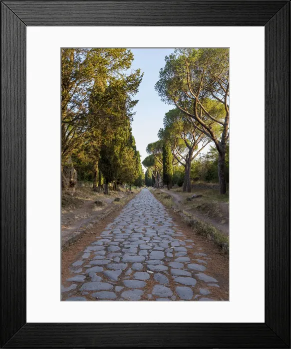 Framed Print : Italy, Lazio. Rome, Appian Way, Via Appia