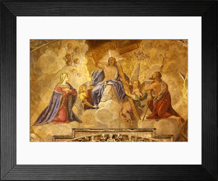 Framed Print : Architectural Mosaic of the Front Facade of the Basilica di San Marco, Venice, Veneto Framed Print : Architectural Mosaic of the Front Facade of the Basilica di San Marco, Venice, Veneto