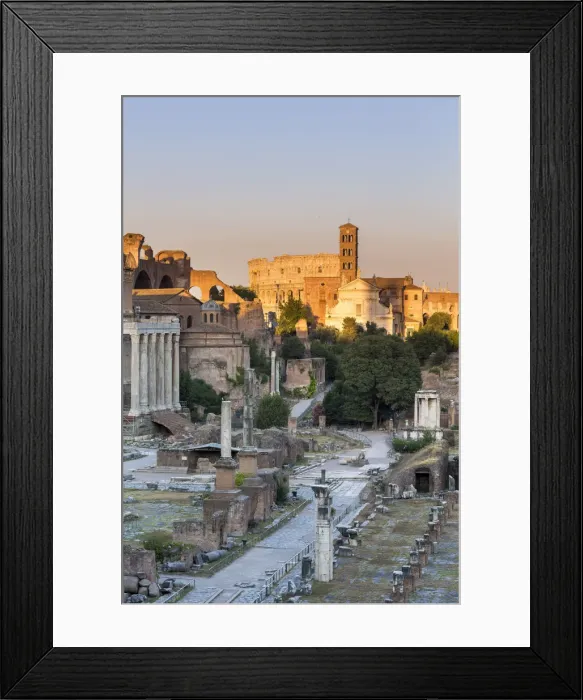 Framed Print : Italy, Latium, Lazio. Rome, Roma. The Roman Forum Framed Print : Italy, Latium, Lazio. Rome, Roma. The Roman Forum