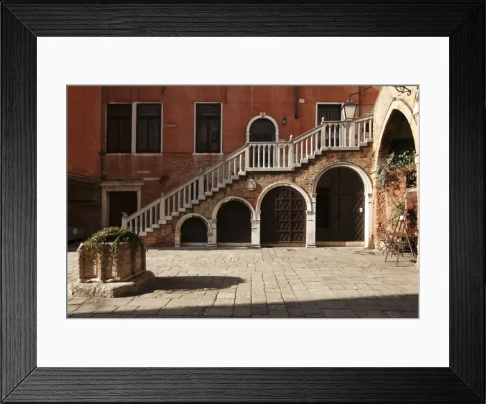 Framed Print : Courtyard of the Palazzo Campiello del Remer; Palazzo Morsini, Venice, Veneto, Italy Framed Print : Courtyard of the Palazzo Campiello del Remer; Palazzo Morsini, Venice, Veneto, Italy