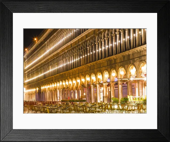 Framed Print : Procuratie Vecchie and the Caffa Quadri on St. Marks Square, Venice, Veneto, Italy Framed Print : Procuratie Vecchie and the Caffa Quadri on St. Marks Square, Venice, Veneto, Italy