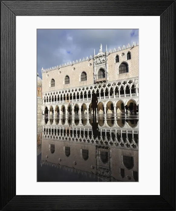 Framed Print : High Water (Acqua alta) in San Marco Square; Palazzo Ducale, Venice, Veneto, Italy Framed Print : High Water (Acqua alta) in San Marco Square; Palazzo Ducale, Venice, Veneto, Italy