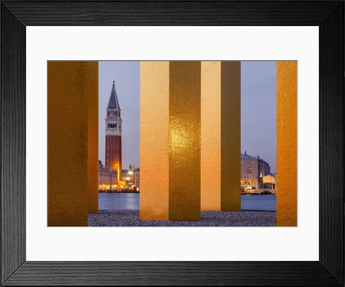 Framed Print : Isola di San Giorgio Maggiore; The Sky Over Nine Columns by Heinz Mack, Venice, Venetia