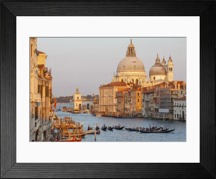 Framed Print : View of The Cran Canal from the Accademia Bridge, Venice, Veneto, Italy Framed Print : View of The Cran Canal from the Accademia Bridge, Venice, Veneto, Italy