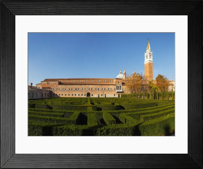 Framed Print : The Borges Labyrinth in San Giorgio Maggiore, Venice, Veneto, Italy Framed Print : The Borges Labyrinth in San Giorgio Maggiore, Venice, Veneto, Italy