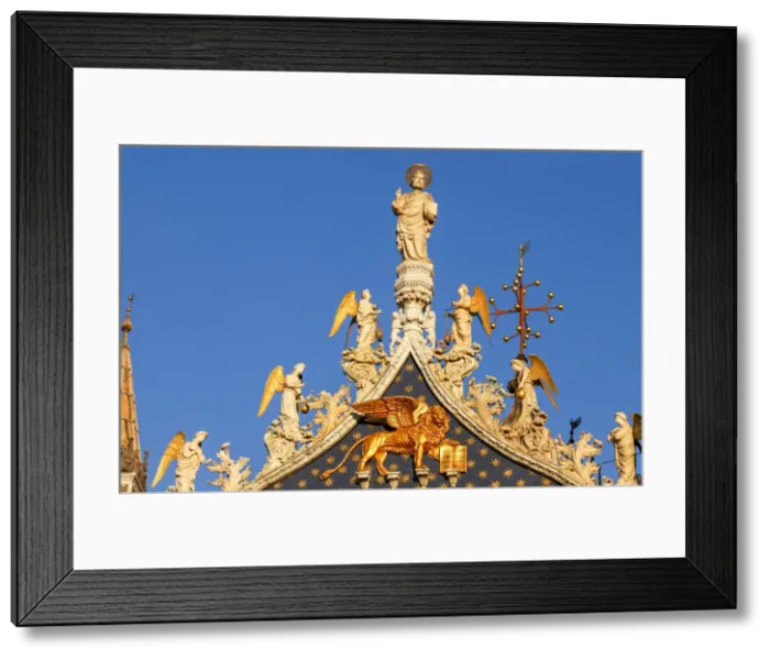 Framed Print : Ornate details on Basilica di San Marco, Venice, Veneto, Italy Framed Print : Ornate details on Basilica di San Marco, Venice, Veneto, Italy
