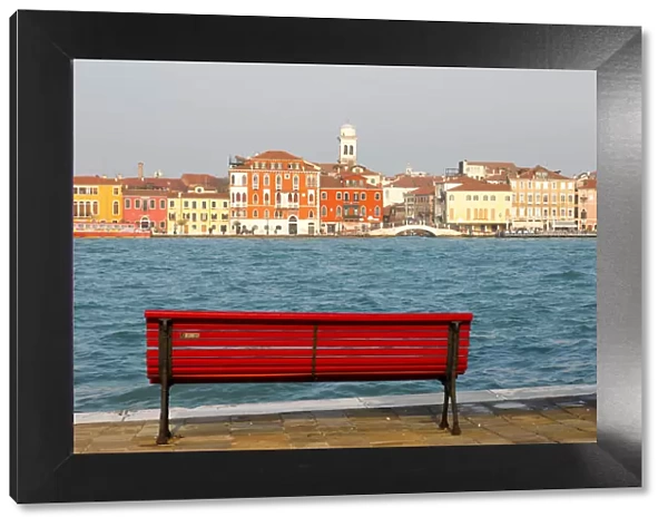 View from the Island of Guidecca on San Marco, Venice, Veneto, Italy