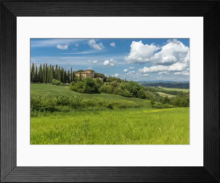 Framed Print : europe, Italy, Tuscany. View of villa di Tancredi Framed Print : europe, Italy, Tuscany. View of villa di Tancredi