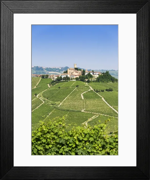 Framed Print : Serralunga d Alba, Barolo wine region, Langhe, Piedemont, Italy Framed Print : Serralunga d Alba, Barolo wine region, Langhe, Piedemont, Italy
