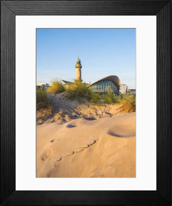 Framed Print : WarnemAonde, Rostock, Baltic coast, Mecklenburg-Western Pomerania, Germany