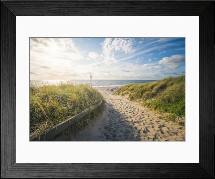 Framed Print : Kampen, Sylt island, North Frisia, Schleswig-Holstein, Germany. Pathway through the dunes Framed Print : Kampen, Sylt island, North Frisia, Schleswig-Holstein, Germany. Pathway through the dunes