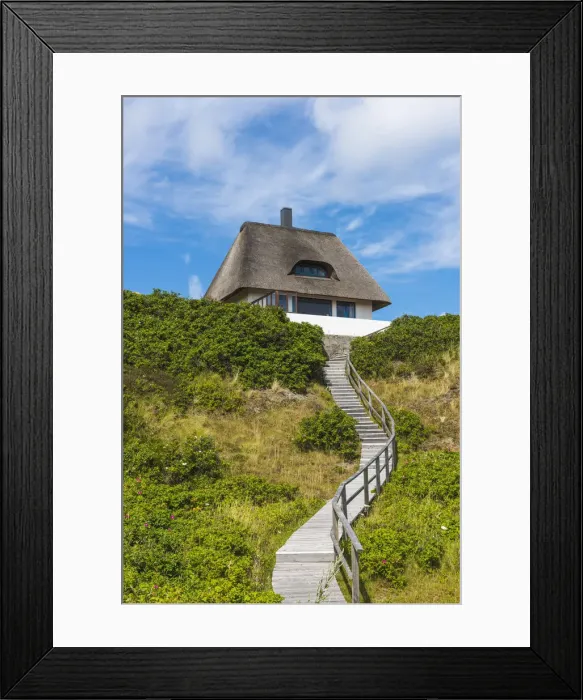 Framed Print : Haornum, Sylt island, North Frisia, Schleswig-Holstein, Germany