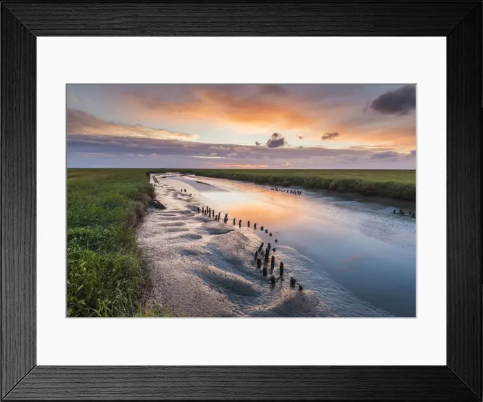 Framed Print : Westerhever, Eiderstedt, North Frisia, Schleswig-Holstein, Germany Framed Print : Westerhever, Eiderstedt, North Frisia, Schleswig-Holstein, Germany