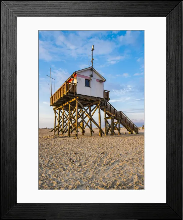 Framed Print : Sankt Peter-Ording, Eiderstedt, North Frisia, Schleswig-Holstein, Germany Framed Print : Sankt Peter-Ording, Eiderstedt, North Frisia, Schleswig-Holstein, Germany