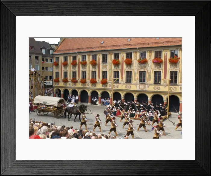 Framed Print : Wallenstein Festival in Memmingen, Allgaeu, Bavaria, Germany Framed Print : Wallenstein Festival in Memmingen, Allgaeu, Bavaria, Germany