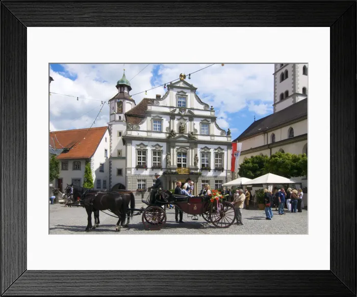 Framed Print : Town Hall of Wangen, Allgaeu, Bavaria, Germany Framed Print : Town Hall of Wangen, Allgaeu, Bavaria, Germany