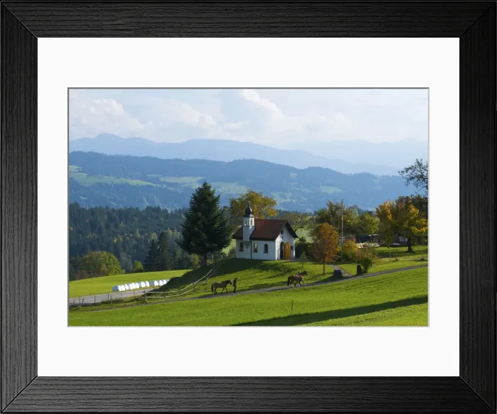Framed Print : Landscape in Allgaeu, Bavaria, Germany Framed Print : Landscape in Allgaeu, Bavaria, Germany