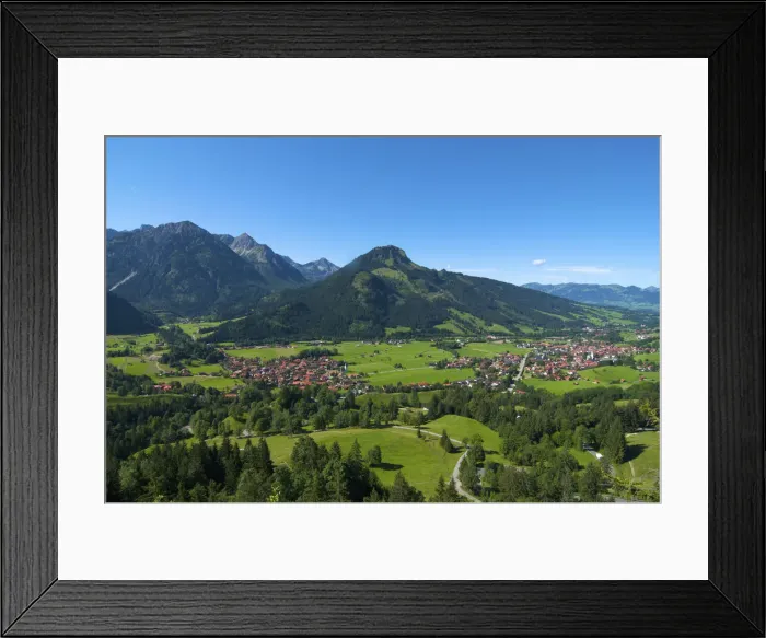 Framed Print : Bad Hindelang, Allgaeu, Bavaria, Germany Framed Print : Bad Hindelang, Allgaeu, Bavaria, Germany