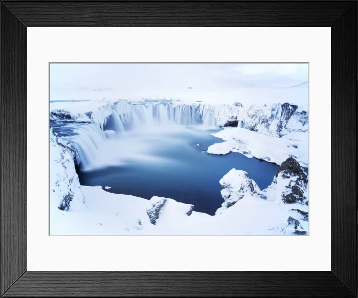Framed Print : Iceland, North of Iceland, Godafoss waterfalls in northern Iceland Framed Print : Iceland, North of Iceland, Godafoss waterfalls in northern Iceland