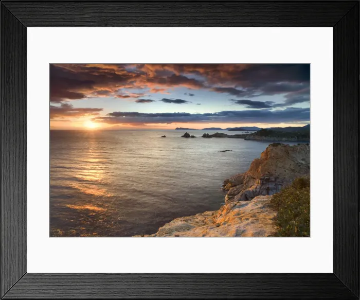 Framed Print : Italy, Sardinia, South Western Sardinia. Chia Framed Print : Italy, Sardinia, South Western Sardinia. Chia