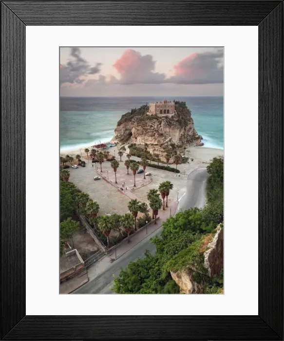 Framed Print : Italy, Calabria, Tropea, Santa Maria Of Isola Framed Print : Italy, Calabria, Tropea, Santa Maria Of Isola