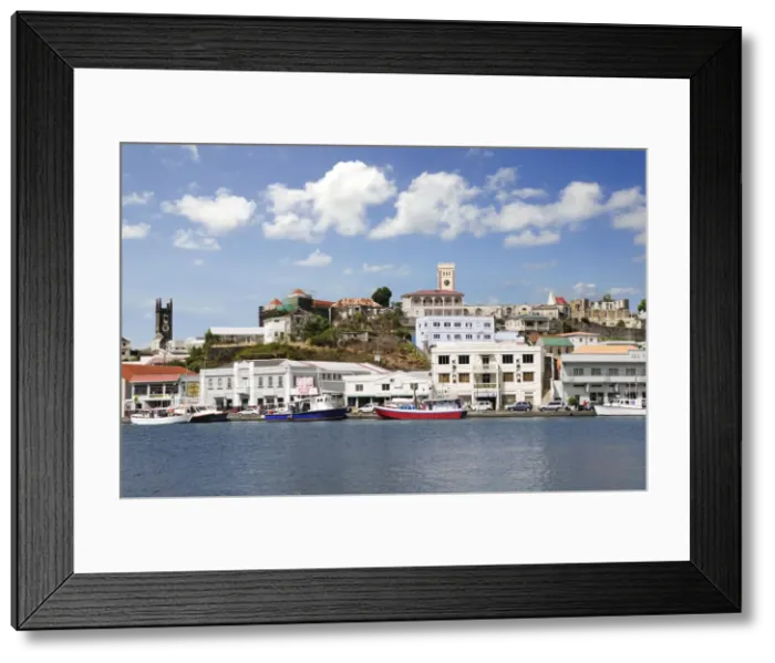 Framed Print : Port, Saint George, Grenada, Caribbean Framed Print : Port, Saint George, Grenada, Caribbean