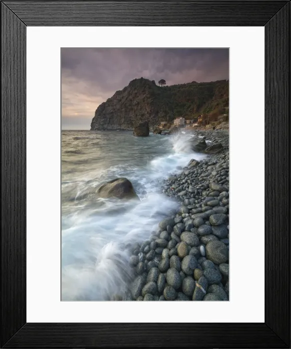 Framed Print : Italy, Calabria, Palmi, Sunset at Marinella Beach Framed Print : Italy, Calabria, Palmi, Sunset at Marinella Beach