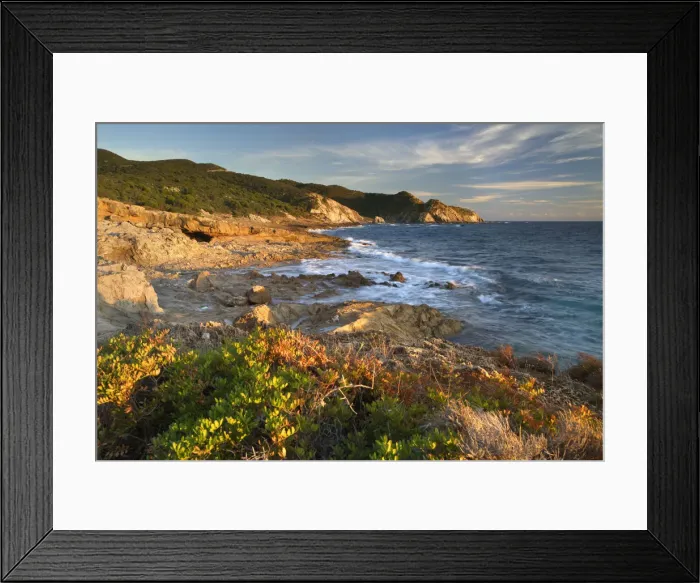 Framed Print : Italy, Sardinia, Sunset in the south west coast of Sardinia Framed Print : Italy, Sardinia, Sunset in the south west coast of Sardinia