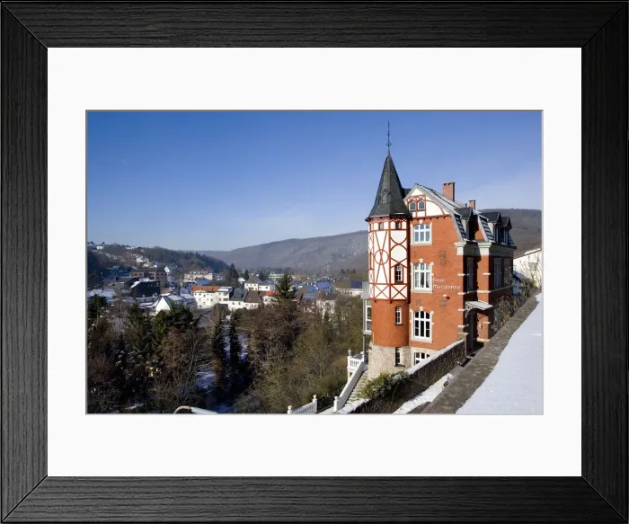 Framed Print : Haus Marienfels, Schleiden-Gemuend, Eifel, North Rhine-Westphalia, Germany Framed Print : Haus Marienfels, Schleiden-Gemuend, Eifel, North Rhine-Westphalia, Germany
