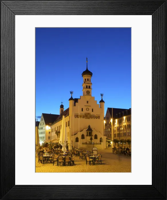 Framed Print : Townhall in Kempten, Allgaeu, Bavaria, Germany Framed Print : Townhall in Kempten, Allgaeu, Bavaria, Germany