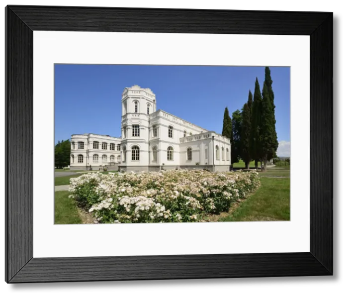 Framed Print : Chateau Mukhrani (1873), belonging to an important wine producer near Mtskheta. Georgia Framed Print : Chateau Mukhrani (1873), belonging to an important wine producer near Mtskheta. Georgia