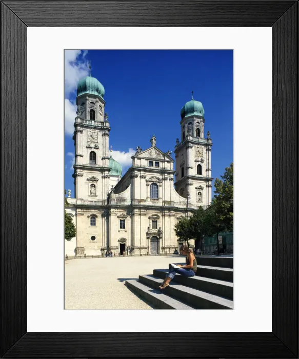 Framed Print : Cathedral, Passau, Lower Bavaria, Bavaria, Germany Framed Print : Cathedral, Passau, Lower Bavaria, Bavaria, Germany