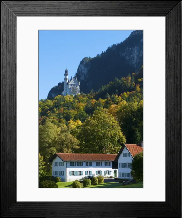 Framed Print : Neuschwanstein Castle ans Lake Alpsee, Allgaeu, Bavaria, Germany Framed Print : Neuschwanstein Castle ans Lake Alpsee, Allgaeu, Bavaria, Germany