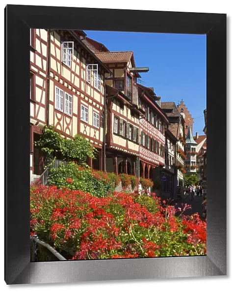 Steiggasse, Old town of Meersburg, Lake Constance, Baden-Wuerttemberg, Germany