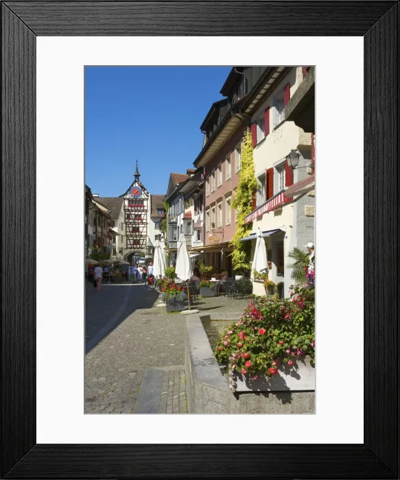 Framed Print : Stein am Rhein, Lake Constance, Switzerland Framed Print : Stein am Rhein, Lake Constance, Switzerland