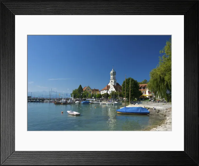 Framed Print : Wasserburg, Lake Constance, Bavaria, Germany Framed Print : Wasserburg, Lake Constance, Bavaria, Germany