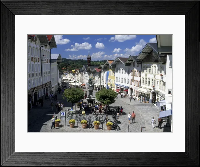 Framed Print : Bad Toelz, Bavaria, Germany